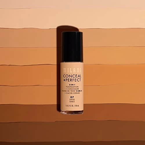 Milani Conceal + Perfect 2-in-1 Foundation + Concealer - Deep Beige 06A - Full Coverage, Waterproof & Sweatproof - görsel 11