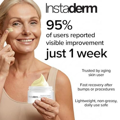 Revitalizing Vitamin K Cream with Arnica – Reduces Appearance of Bruising, Spider Veins, Broken Capillaries, Dark Circles & Puffiness – 2 Fl Oz Avelisse