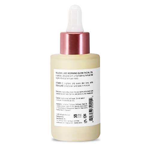 VALJEAN LABS Morning Glow Facial Oil with Vitamin C & Squalane – Hydrating & Brightening Face Oil for All Skin Types, 1.83 Fl Oz Avelisse