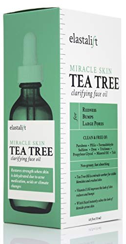 Elastalift Tea Tree Oil Facial Spot Treatment with Witch Hazel – Clarifying Acne Treatment for Redness, Bumps, Dry Itchy Skin, and Large Pores – Non-Irritating Formula, 1.8 Fl Oz - görsel 12