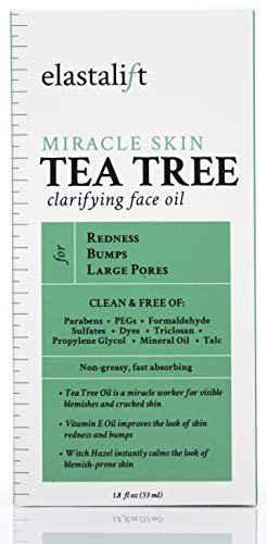 Elastalift Tea Tree Oil Facial Spot Treatment with Witch Hazel – Clarifying Acne Treatment for Redness, Bumps, Dry Itchy Skin, and Large Pores – Non-Irritating Formula, 1.8 Fl Oz - görsel 8