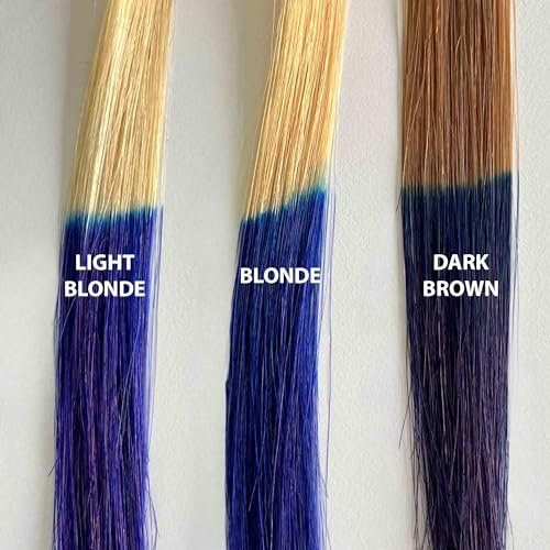 IROIRO Premium Natural Semi-Permanent Hair Color 45 Deep Blue (4oz) - Vibrant Blue Hair Dye - görsel 8