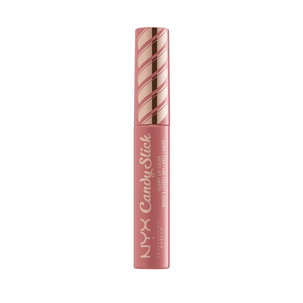 NYX PROFESSIONAL MAKEUP Candy Slick Glowy Lip Color Gloss - Sugarcoated Kissed (Peachy Nude) - görsel 1