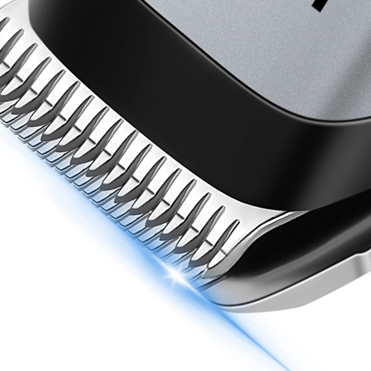 KEMEI Mini Clippers Trimmer Groomer Cordless Self-Haircut Kit – Stainless Steel Blades, 5-Piece Set, Silver Avelisse