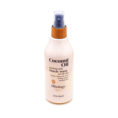 Oliology Coconut Oil Beach Wave Sea Salt Mist Spray - 2 Pack, 8.5 oz Each - Creates Soft Beachy Waves Without Stiffness - Paraben Free
