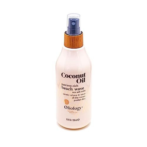 Oliology Coconut Oil Beach Wave Sea Salt Mist Spray - 2 Pack, 8.5 oz Each - Creates Soft Beachy Waves Without Stiffness - Paraben Free - görsel 10