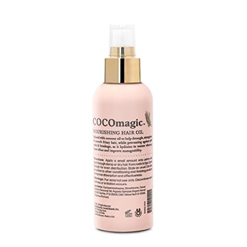 Cocomagic Nourishing Hair Oil - Promote Healthy-Looking Hair, Restore Manageability & Add Silky Glossy Shine, Paraben Free - 3 oz - görsel 4