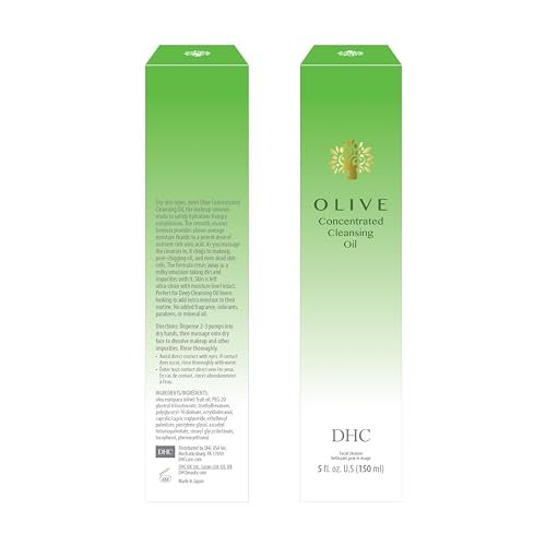 DHC Olive Concentrated Cleansing Oil – Hydrating Facial Cleansing Oil & Makeup Remover, Fragrance & Colorant Free, 5 fl. oz. Avelisse
