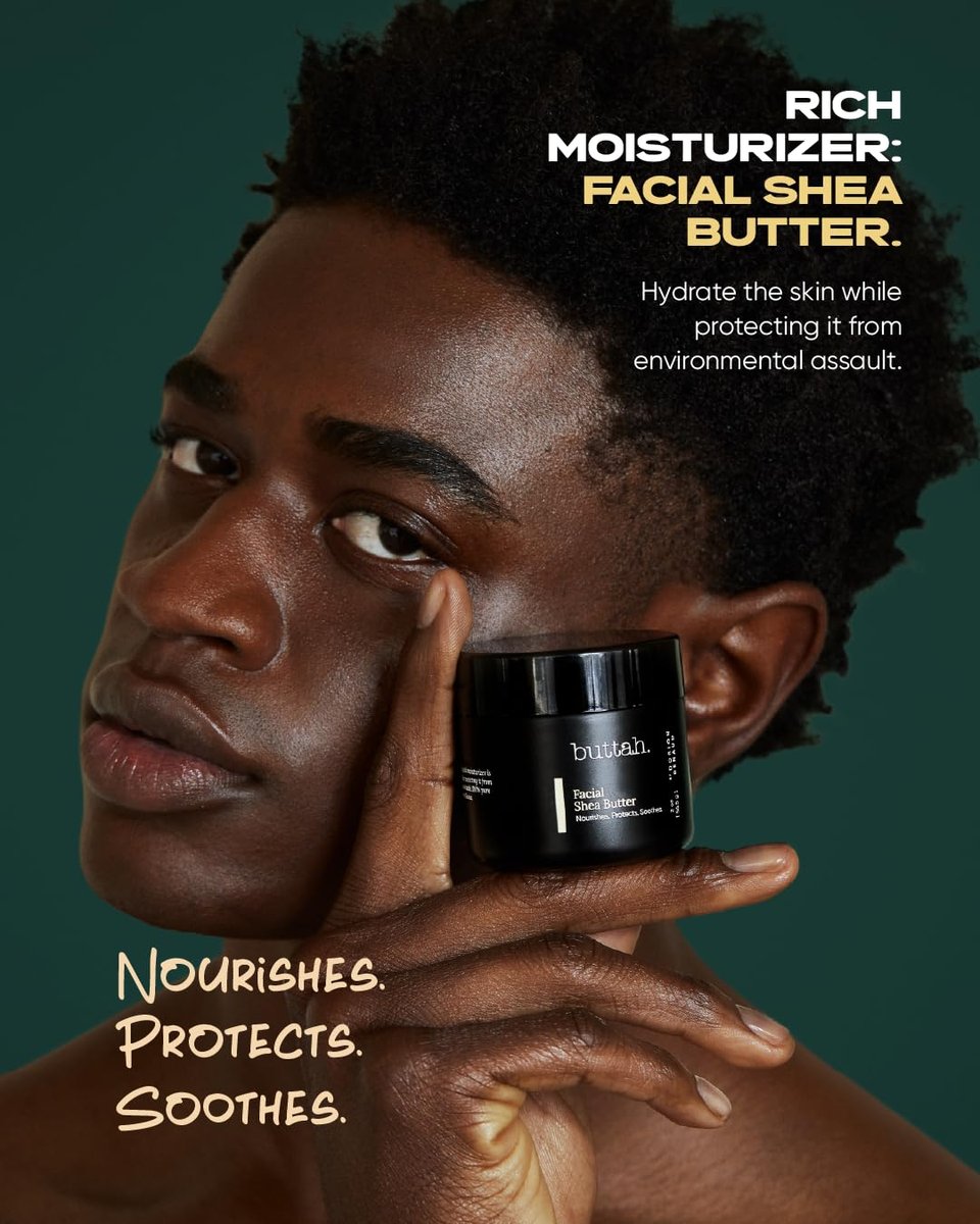Buttah Skin Facial Shea Butter - 2oz Organic Whipped Virgin Raw Moisturizer for All Skin Tones - Hydrating & Natural - görsel 5