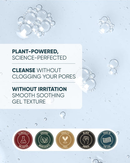 Buttah Skin Clarifying Facial Cleanser - Daily Face Wash for Melanin Rich Skin - 3.4 oz