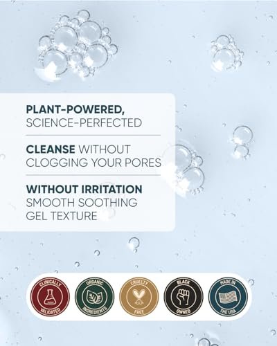 Buttah Skin Clarifying Facial Cleanser - Daily Face Wash for Melanin Rich Skin - 3.4 oz