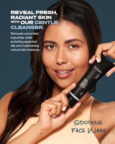 Buttah Skin Clarifying Facial Cleanser - Daily Face Wash for Melanin Rich Skin - 3.4 oz