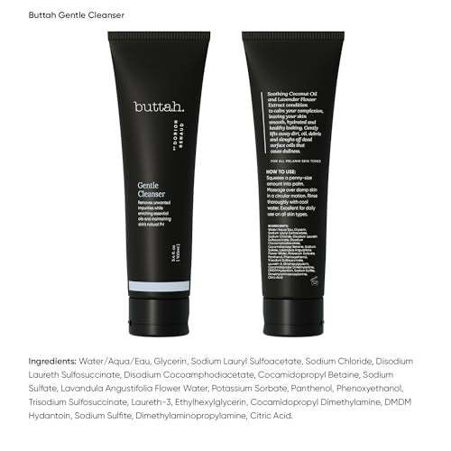 Buttah Skin Clarifying Facial Cleanser - Daily Face Wash for Melanin Rich Skin - 3.4 oz - görsel 16