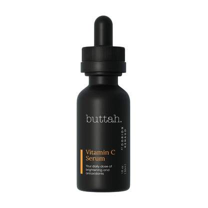 Buttah Skin Vitamin C Serum with Vitamin E, Ferulic Acid & Green Tea – 1 Fl Oz (30 mL) – Brightening & Anti-Aging Face Serum Avelisse