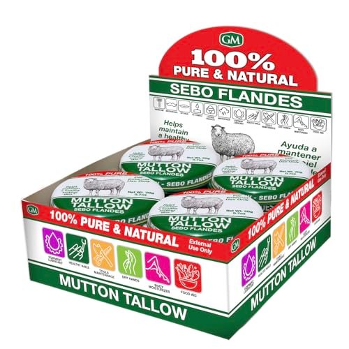 Germa Mutton Tallow Cream - 100% Pure Sebo Flandes Moisturizer for Hands & Sunburn Relief, Adult Skin Care, 0.7 oz - görsel 10