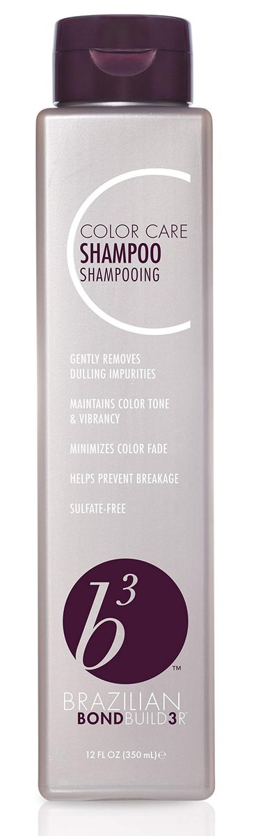 B3 Brazilian Bondbuilder Color Care Shampoo - 12 Fl Oz | Sulfate-Free, Color-Safe Hair Care Avelisse