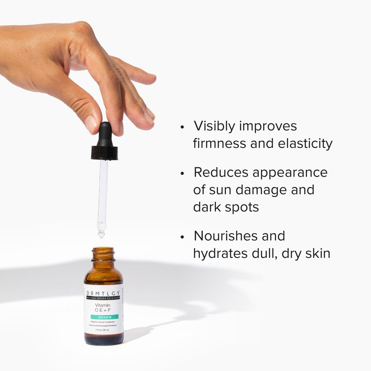 DRMTLGY Advanced C E Ferulic Antioxidant Serum with 15% Vitamin C, Vitamin E & Ferulic Acid | Brightening Face Serum for Radiance, Smooth Texture, All Skin Types Avelisse