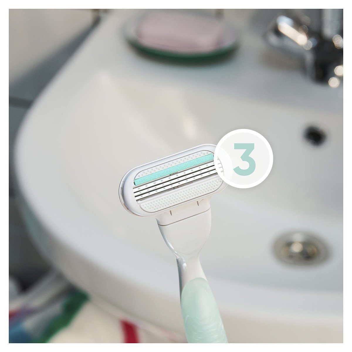 Gillette Venus Smooth Sensitive Razor Blade Cartridges, 4 Count - görsel 9