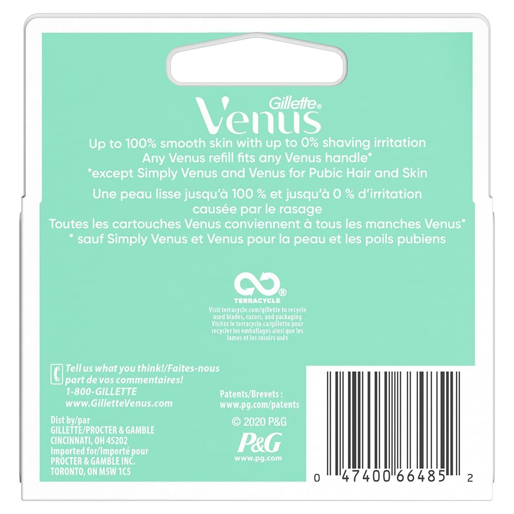 Gillette Venus Smooth Sensitive Razor Blade Cartridges, 4 Count - görsel 3