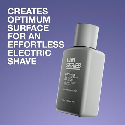Lab Series Men's Grooming Effortless Pre-Electric Shave Solution - Cools & Refreshes Skin - 3.4 Fl Oz Avelisse