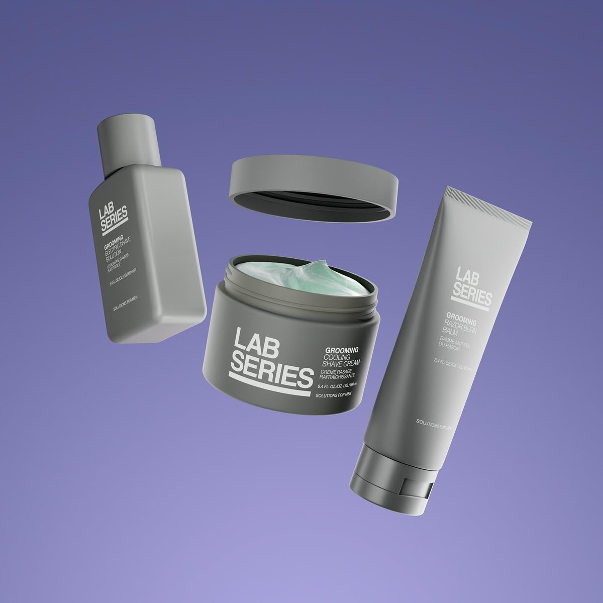 Lab Series Men's Grooming Effortless Pre-Electric Shave Solution - Cools & Refreshes Skin - 3.4 Fl Oz Avelisse