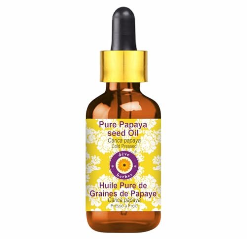 dève herbes Pure Papaya Seed Oil (Carica Papaya) - Cold Pressed, 100ml (3.38 oz) with Glass Dropper - görsel 2