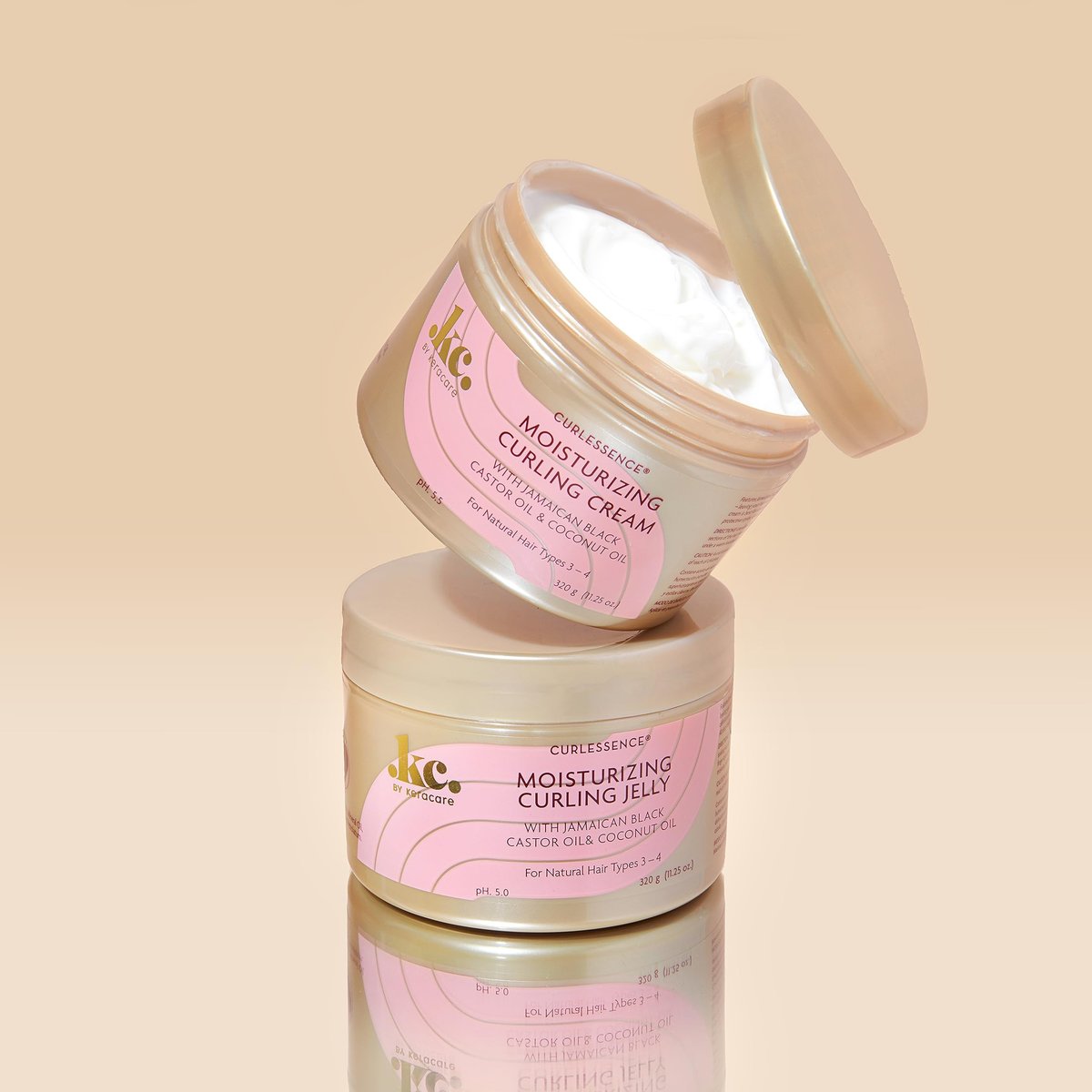 KeraCare CurlEssence Moisturizing Coconut Curling Cream - With Jamaican Black Castor Oil & Coconut Oil - Silicone & Paraben Free - 11.25 oz - görsel 9