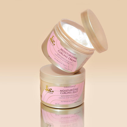 KeraCare CurlEssence Moisturizing Coconut Curling Cream - With Jamaican Black Castor Oil & Coconut Oil - Silicone & Paraben Free - 11.25 oz