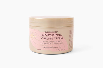 KeraCare CurlEssence Moisturizing Coconut Curling Cream - With Jamaican Black Castor Oil & Coconut Oil - Silicone & Paraben Free - 11.25 oz