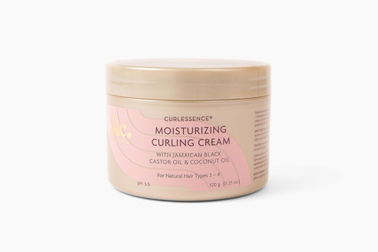 KeraCare CurlEssence Moisturizing Coconut Curling Cream - With Jamaican Black Castor Oil & Coconut Oil - Silicone & Paraben Free - 11.25 oz