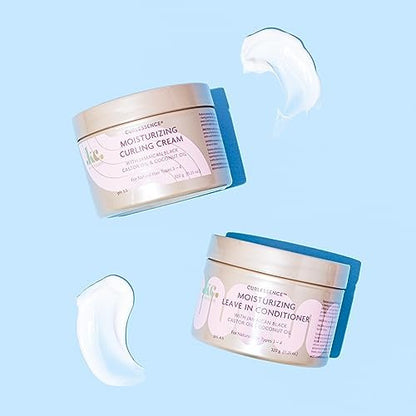 KeraCare CurlEssence Moisturizing Coconut Curling Cream - With Jamaican Black Castor Oil & Coconut Oil - Silicone & Paraben Free - 11.25 oz