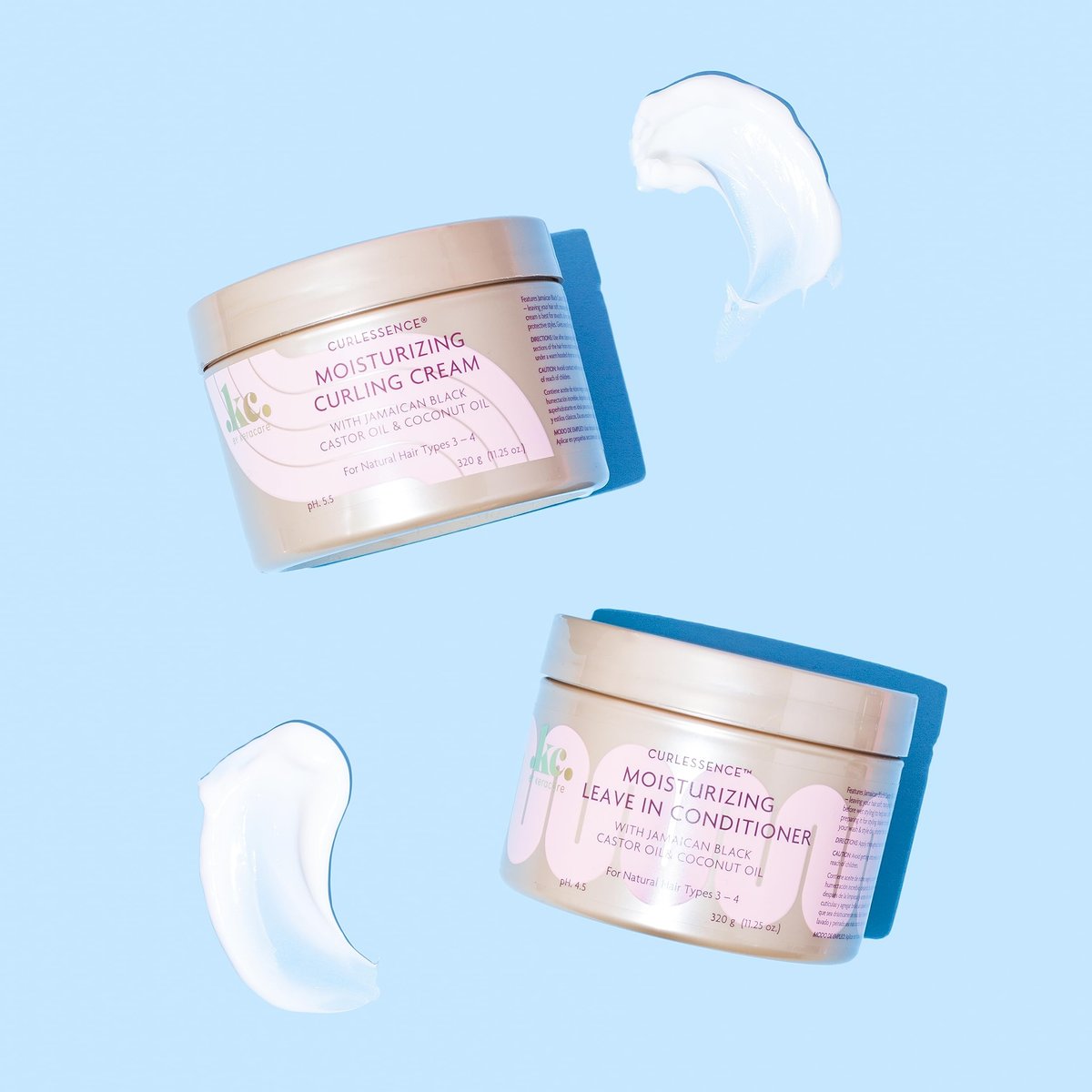 KeraCare CurlEssence Moisturizing Coconut Curling Cream - With Jamaican Black Castor Oil & Coconut Oil - Silicone & Paraben Free - 11.25 oz - görsel 11