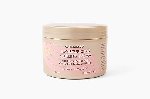 KeraCare CurlEssence Moisturizing Coconut Curling Cream - With Jamaican Black Castor Oil & Coconut Oil - Silicone & Paraben Free - 11.25 oz - görsel 2