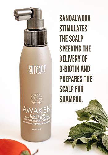 Surface Hair Awaken Therapeutic Scalp Elixir – Natural Ingredients for Thinning Hair and a Healthy Scalp, 4 fl oz Avelisse