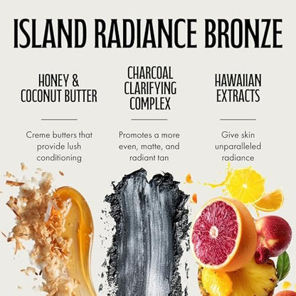 Brown Sugar Black Hawaiian Honey Tanning Lotion – Advanced 200X Black Bronzer with Queen Honeybee Complex, Honey Butter & Charcoal Creme, 13.5 oz