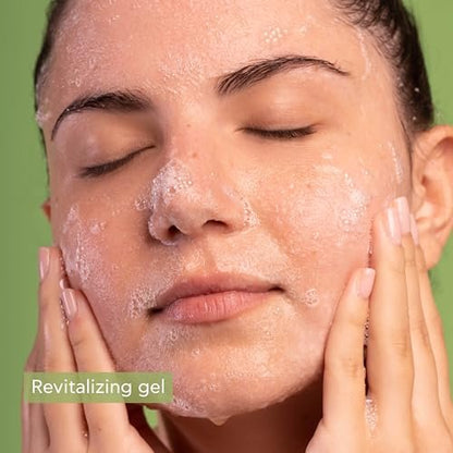 Apivita Purifying & Oil-Balancing Cleansing Gel for Face with Lime & Propolis - 6.67 Fl Oz