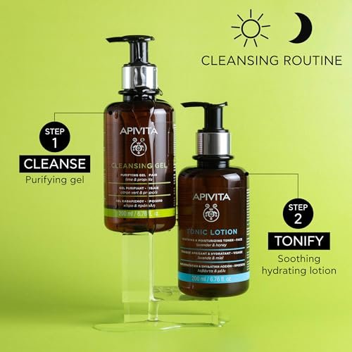 Apivita Purifying & Oil-Balancing Cleansing Gel for Face with Lime & Propolis - 6.67 Fl Oz - görsel 10