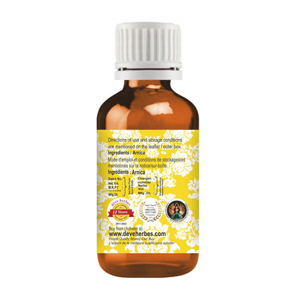 dève herbes Arnica Oil (Arnica Montana) - Infused, Pure, Non-Sticky, Lightweight Facial Oil for Men & Women - 30ml (1 oz)