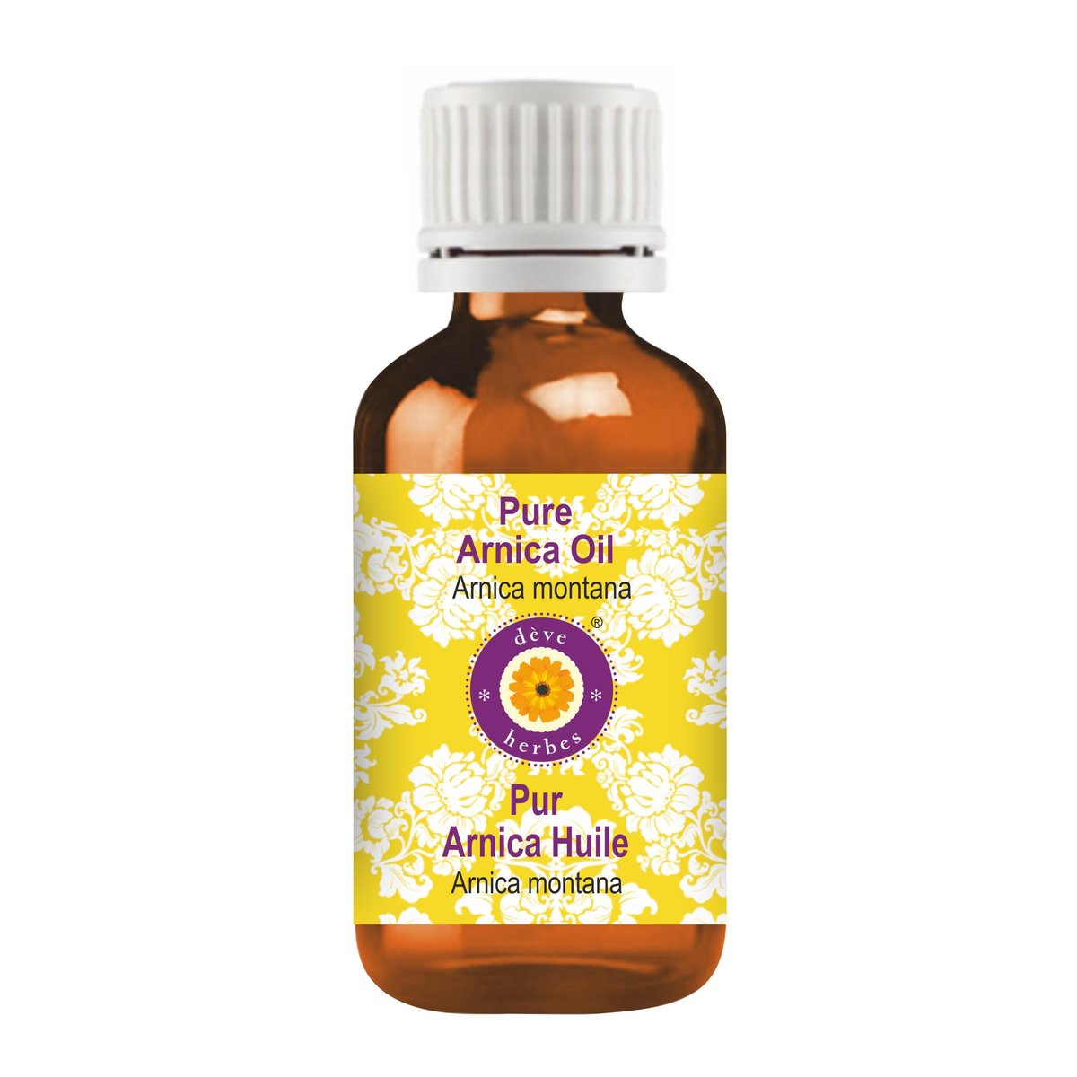 dève herbes Arnica Oil (Arnica Montana) - Infused, Pure, Non-Sticky, Lightweight Facial Oil for Men & Women - 30ml (1 oz) - görsel 1