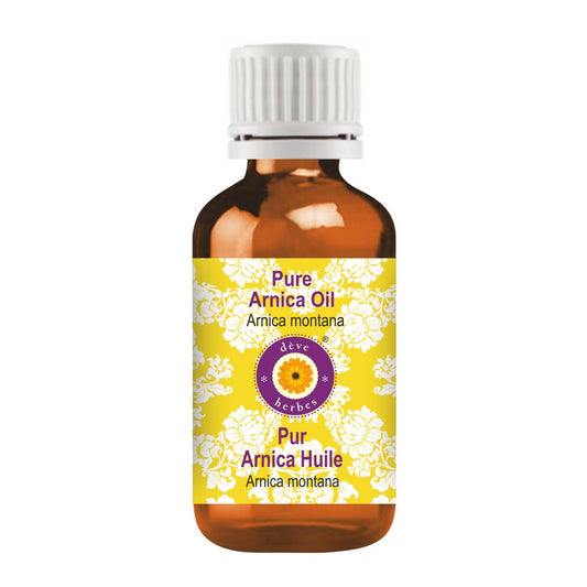 dève herbes Arnica Oil (Arnica Montana) - Infused, Pure, Non-Sticky, Lightweight Facial Oil for Men & Women - 30ml (1 oz)