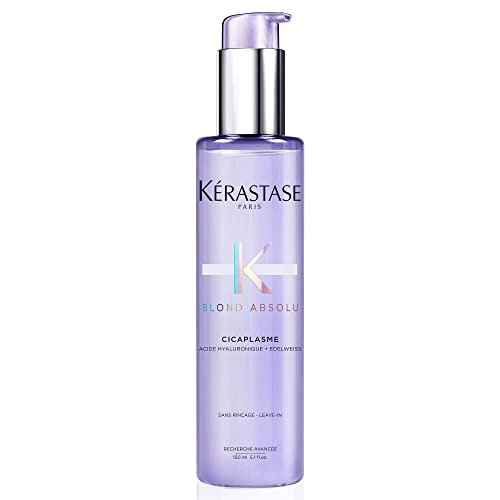 KERASTASE Blond Absolu Cicaplasme Serum – Hydrating Leave-In Serum for Color-Treated Blonde Hair, Heat Protectant Up to 450°F, Strengthens & Prevents Breakage Avelisse