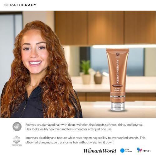 KERATHERAPY Keratin Infused KeratinFIXX 20-in-1 Leave-in Conditioner with Caviar Extract & Argan Oil - 4.2 fl oz Avelisse
