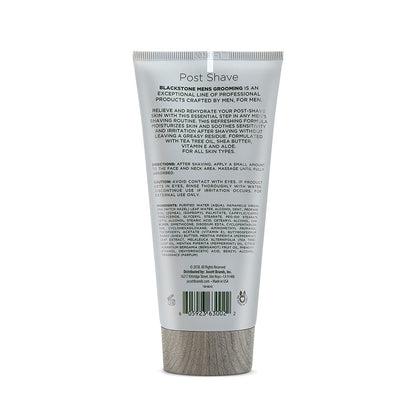Blackstone Men's Post Shave Moisturizer with Tea Tree Oil, Shea Butter, Vitamin E & Aloe - Soothing Cooling Balm, Sandalwood Scent, 6 oz Avelisse