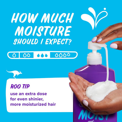 Aussie Miracle Moist Conditioner with Avocado & Jojoba Oil, Paraben Free, 26.2 fl oz