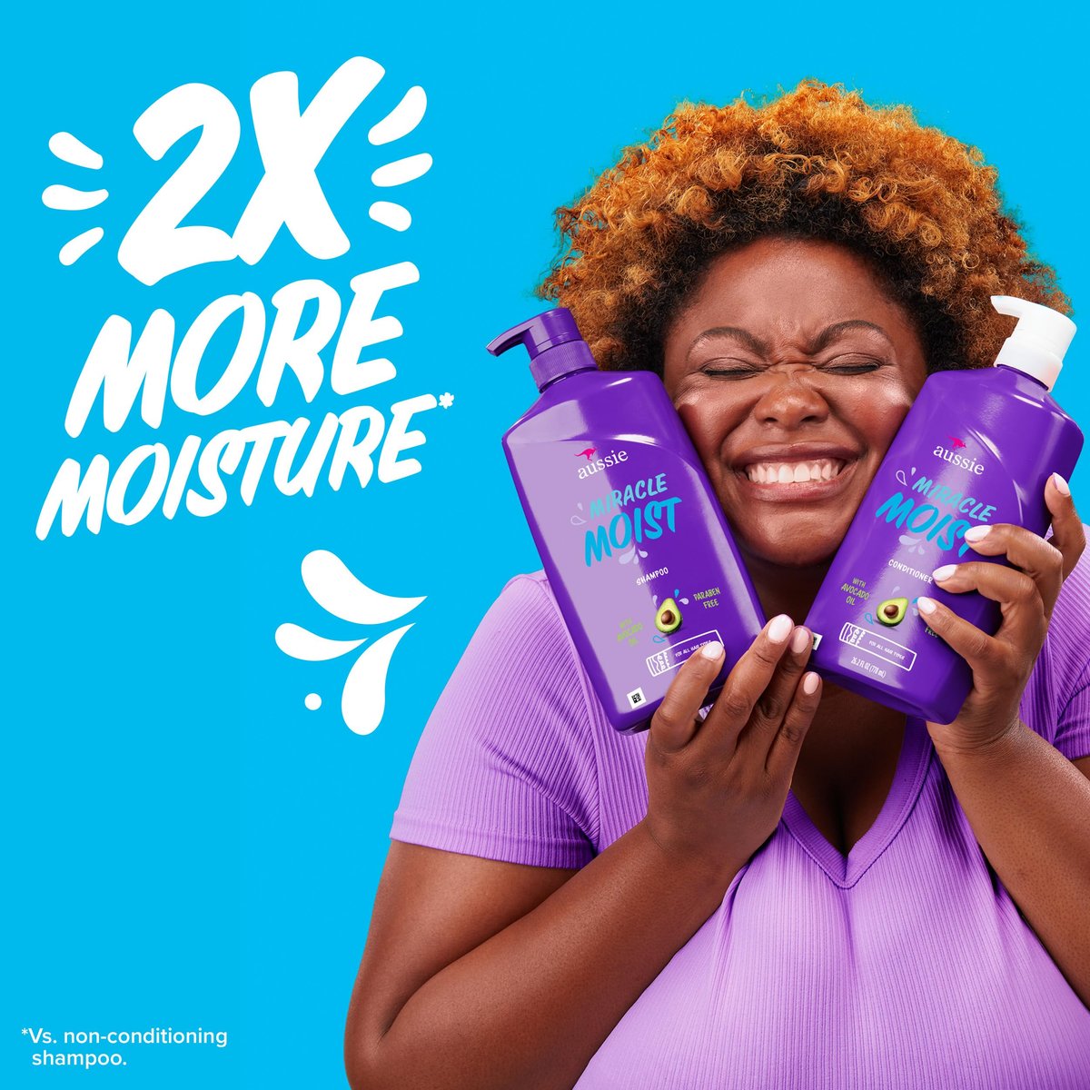 Aussie Miracle Moist Conditioner with Avocado & Jojoba Oil, Paraben Free, 26.2 fl oz - görsel 7
