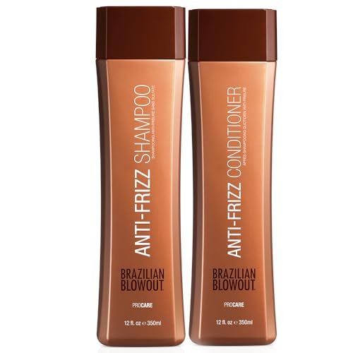 Brazilian Blowout Anti-Frizz Shampoo & Conditioner Set - 12 Fl Oz Each (2 Count) Avelisse