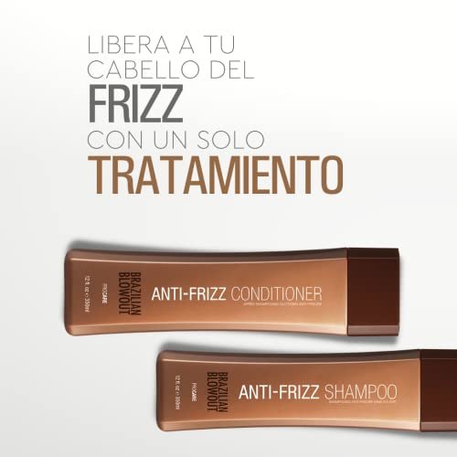 Brazilian Blowout Anti-Frizz Shampoo & Conditioner Set - 12 Fl Oz Each (2 Count) Avelisse