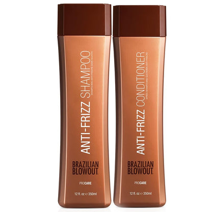 Brazilian Blowout Anti-Frizz Shampoo & Conditioner Set - 12 Fl Oz Each (2 Count) Avelisse