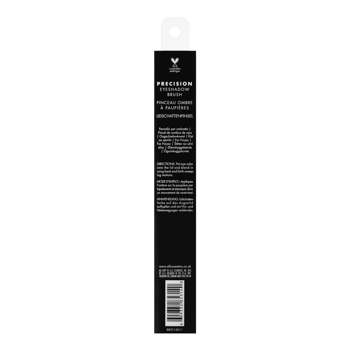e.l.f. Precision Eyeshadow Brush – Medium Tapered Synthetic for Blending & Contouring - görsel 7
