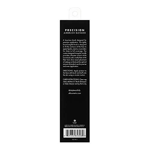 e.l.f. Precision Airbrush Blender - Angled Synthetic Foundation Brush for Liquid, Cream, or Powder Makeup - Vegan & Cruelty-Free Avelisse